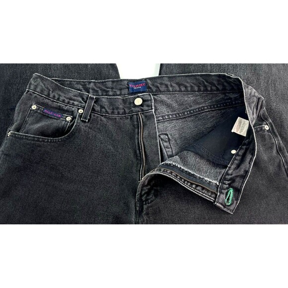 Vintage Tommy Hilfiger Freedom Jeans Mens 38x31 Flag Logo Relaxed Straight Y2K - Picture 7 of 10